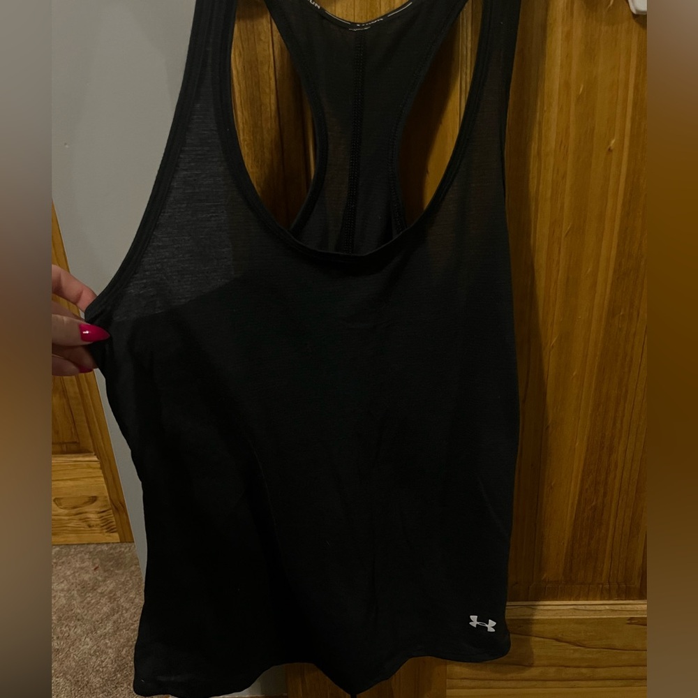 Small Black Under Armour Racerback Tank